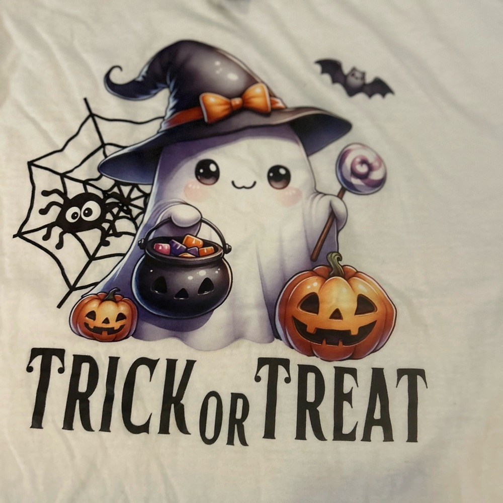 $10 sale Gildin ghost Halloween shirt Med 8-10